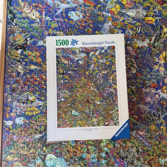 Ravensburger Adam Parsons 1500 Piece Jigsaw Puzzle Shoal Visschool - Picture 7 of 14